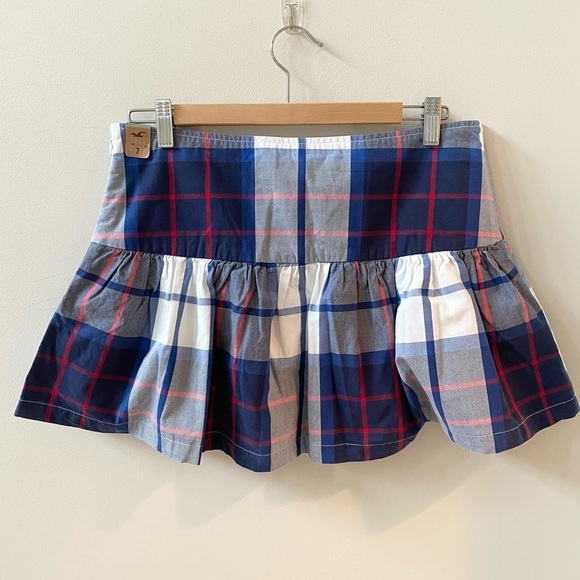 American Eagle Outfitters Plaid Skirt Cotton Size 7 - Picture 2 of 4